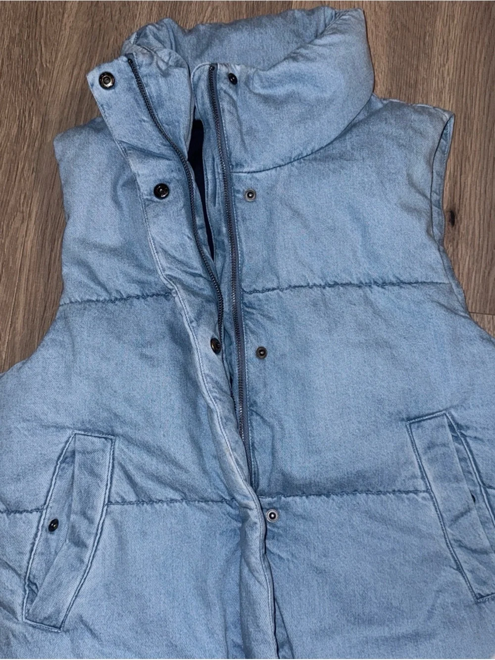 Levi's Light Blue Puffer Vest for Kids